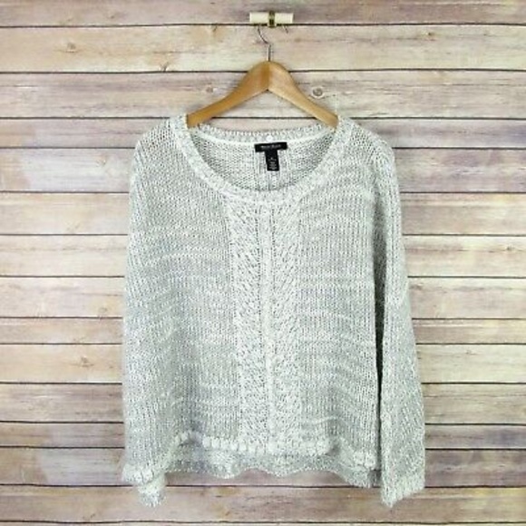 White House Black Market Sweaters - WhB Chunky knit poncho sweater